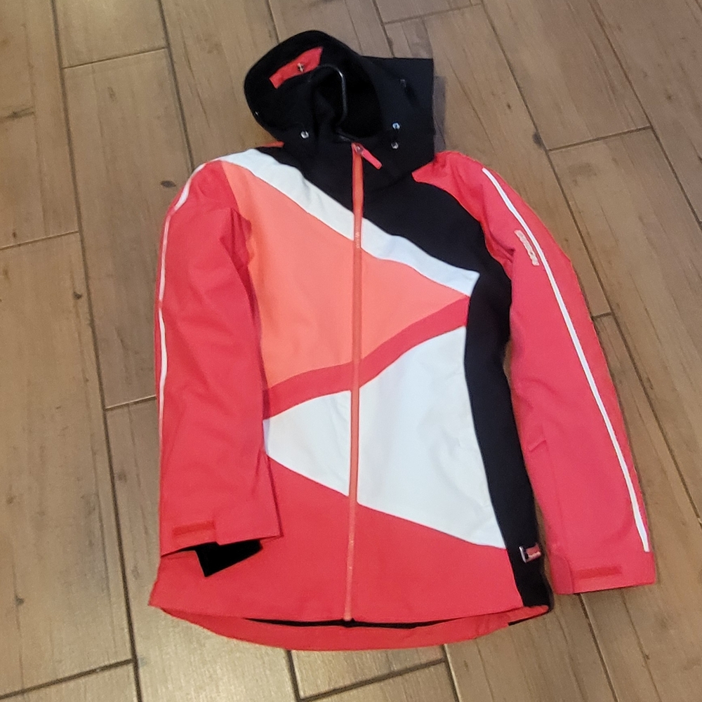 Women's Red and Black Jacket